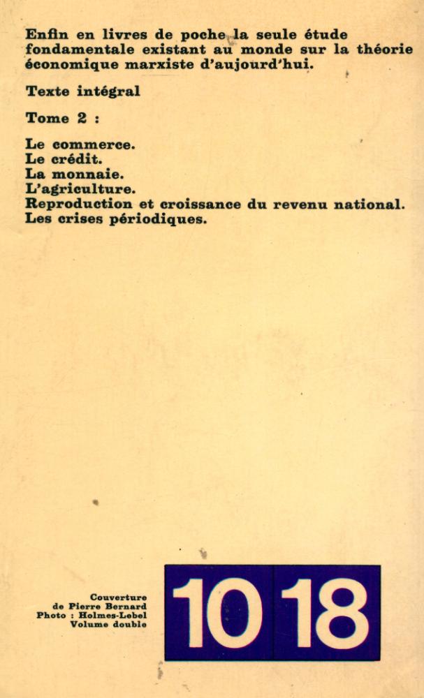『Traite d'économie marxiste 2.』 5