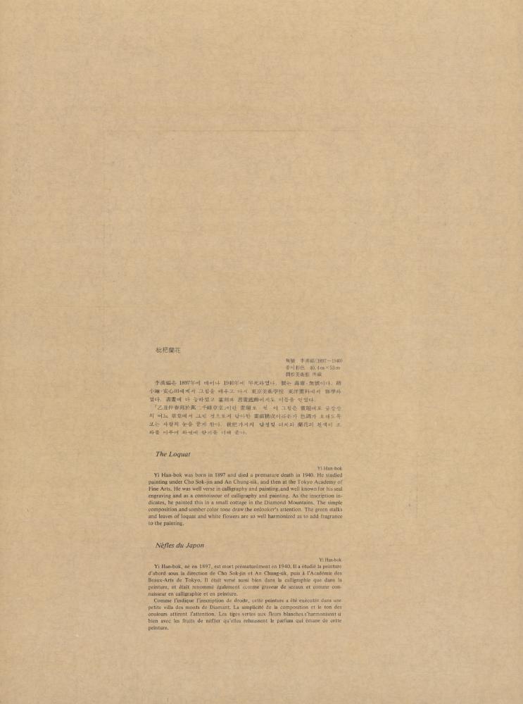 『16) 枇杷蘭花(비파란화)』 2