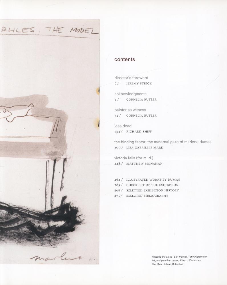 《marlene dumas : measuring your own grave》 2