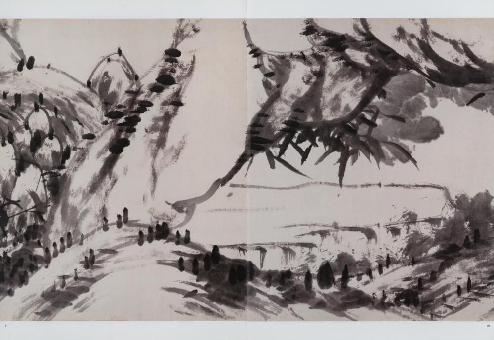 『八大山人 : 河上花圖卷』