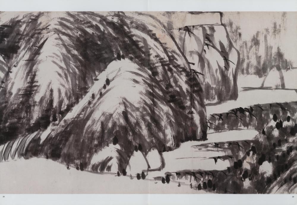 『八大山人 : 河上花圖卷』