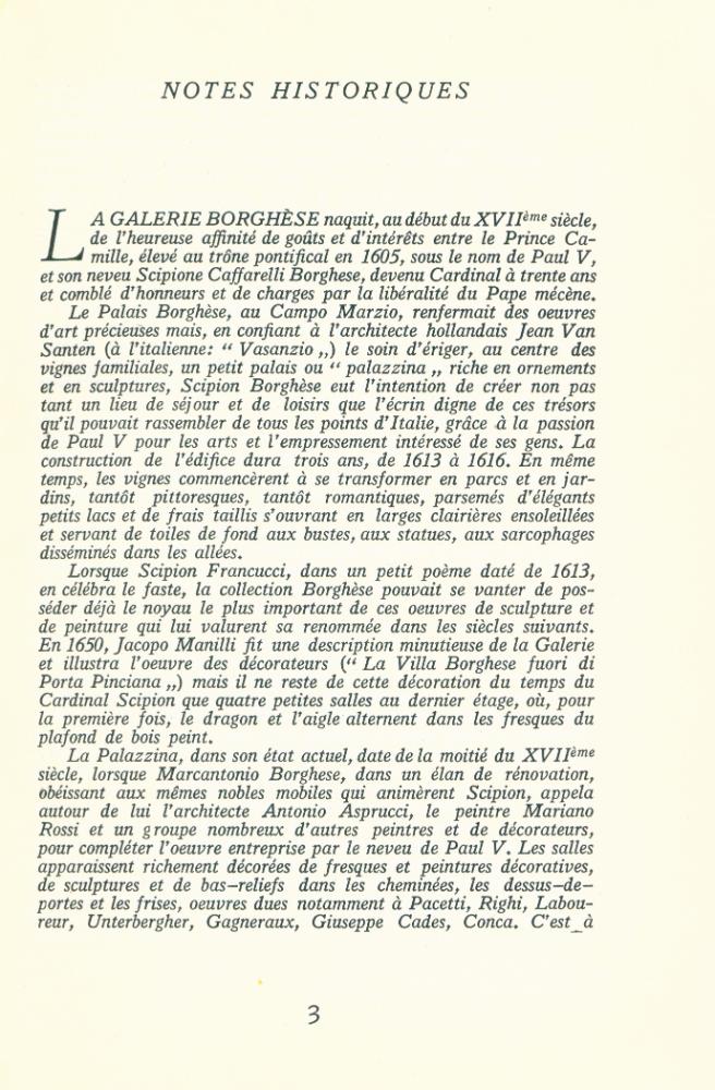 『La galerie Borghese à Rome』 2