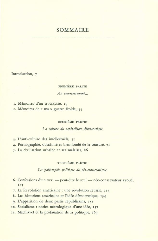 『Reflexions d'un néo - conservateur』 2