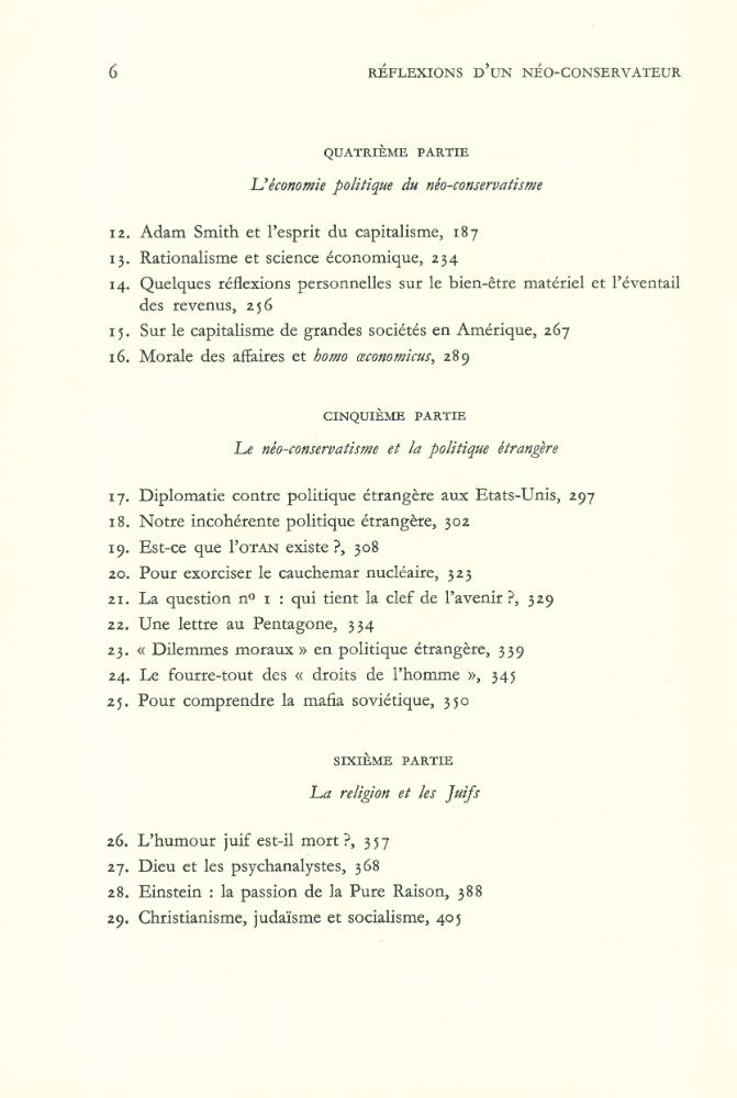 『Reflexions d'un néo - conservateur』 3