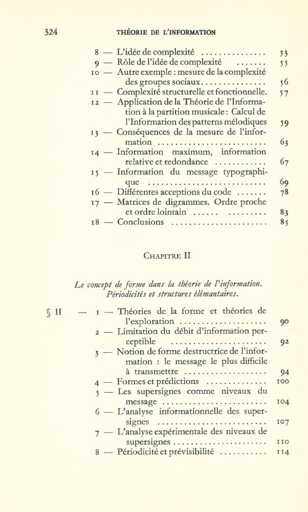 『THÉORIE DE L'INFORMATION ET PERCEPTION ESTHÉTIQUE』 3