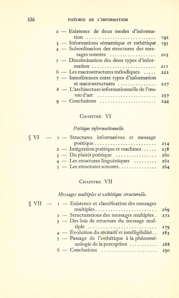 『THÉORIE DE L'INFORMATION ET PERCEPTION ESTHÉTIQUE』 5