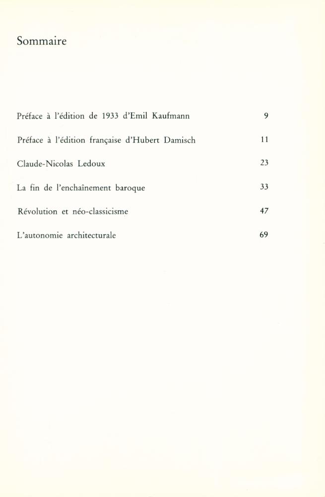 『De Ledoux à Le Corbusier : Origine et développement de l'architecture autonome』 2