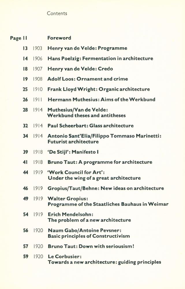 『Programs and manifestoes on 20th - century architecture』 2