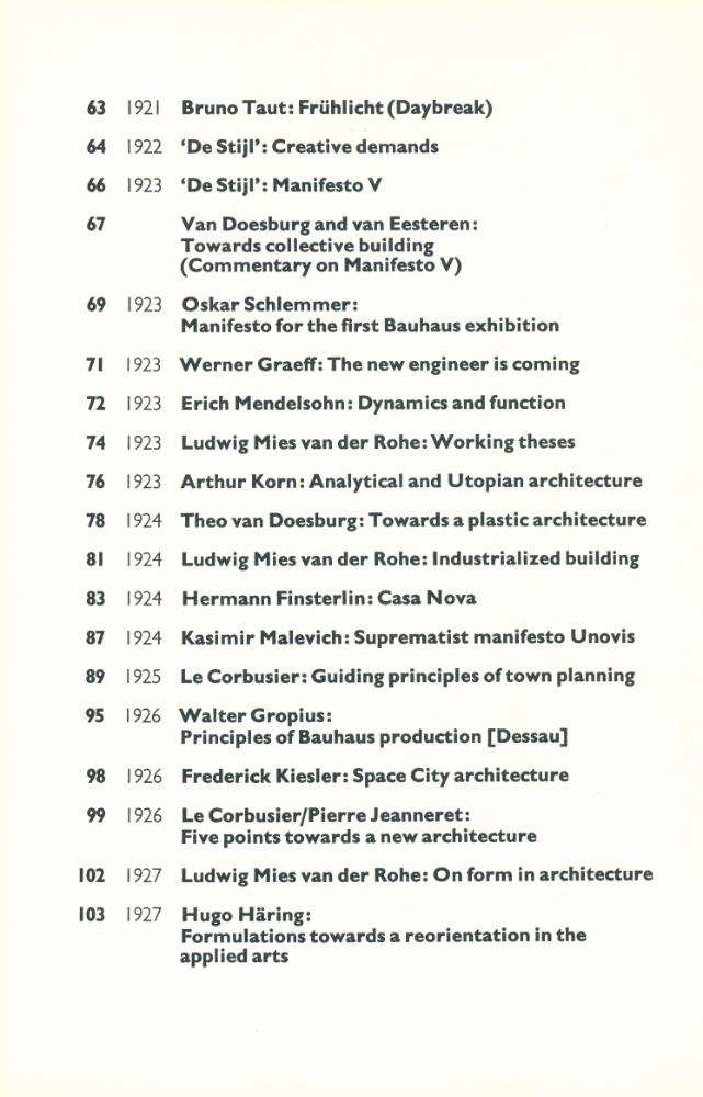 『Programs and manifestoes on 20th - century architecture』 3