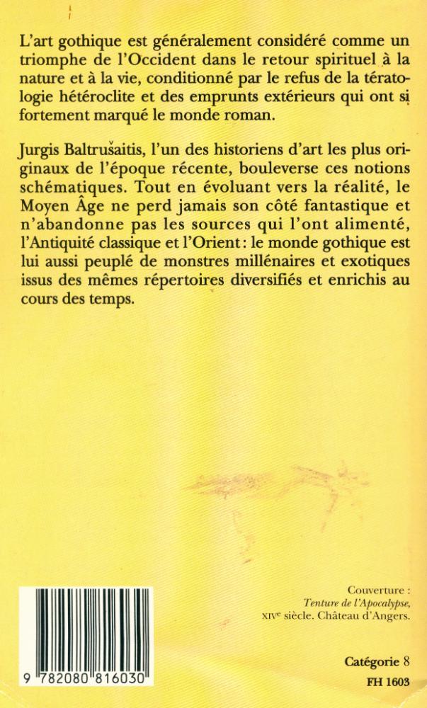 『LE MOYEN ÂGE FANTASTIQUE : ANTIQUITÉS ET EXOTISMES DANS L'ART GOTHIQUE』 7