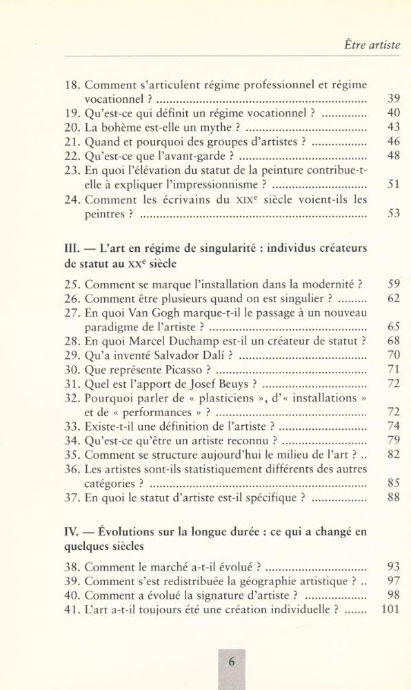『50 QUESTIONS - Être artiste : Les transformations du statut des peintres et des sculptuers』 3