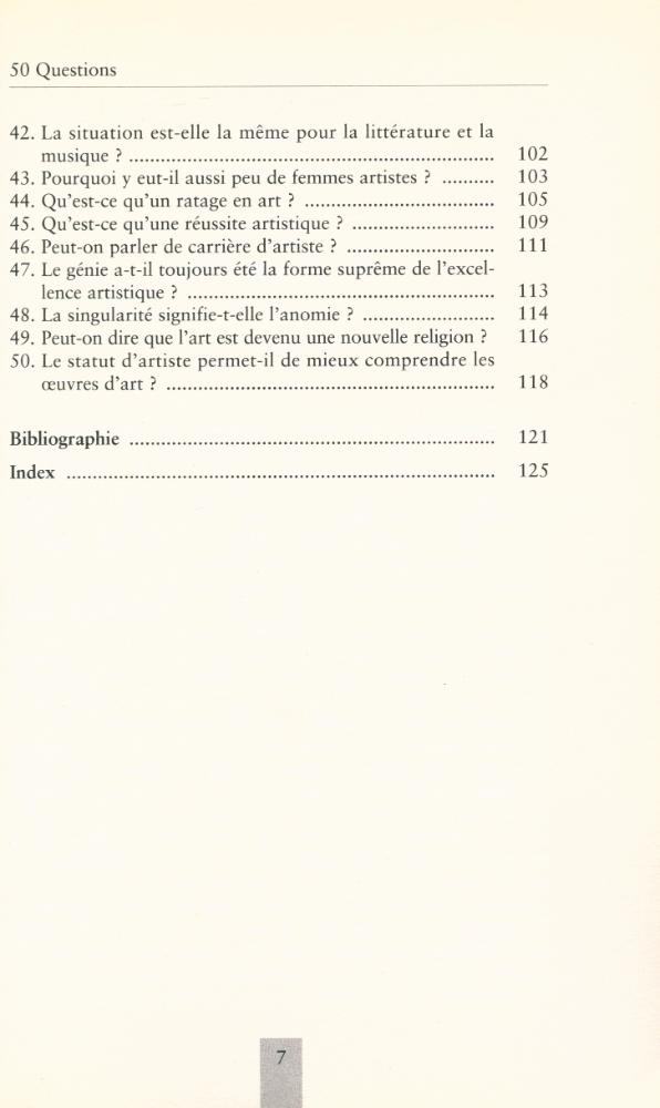 『50 QUESTIONS - Être artiste : Les transformations du statut des peintres et des sculptuers』 4