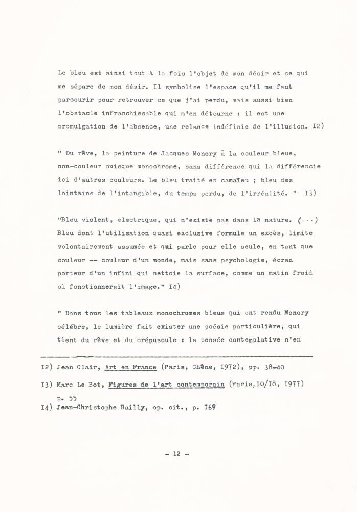 「Effets cinématographiques des tableaux de Jacques Monory」