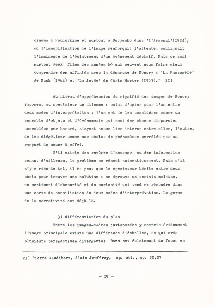 「Effets cinématographiques des tableaux de Jacques Monory」