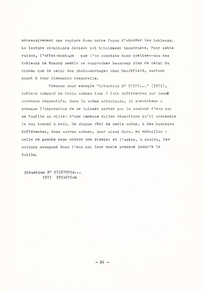 「Effets cinématographiques des tableaux de Jacques Monory」