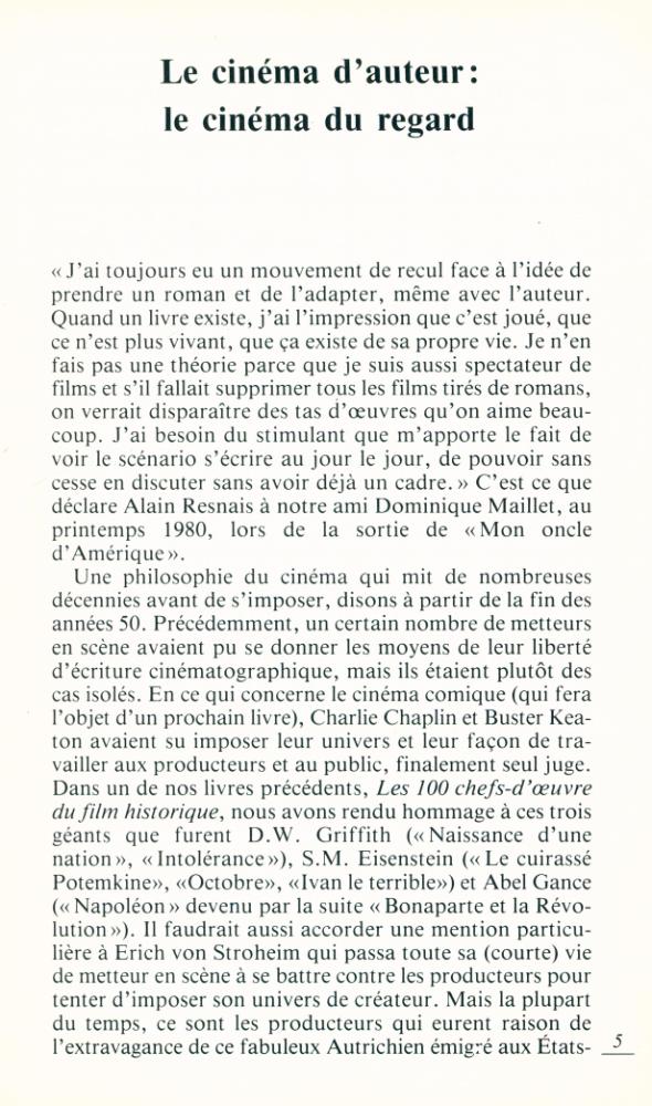 『Les 100 chefs - d'œuvre du film d'auteur』 2