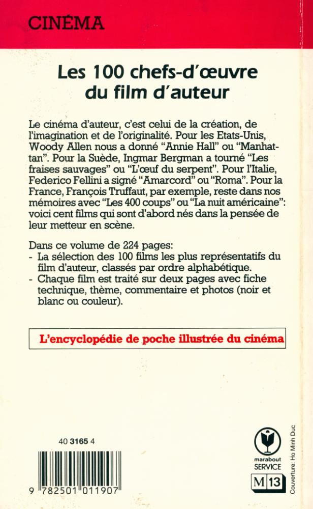 『Les 100 chefs - d'œuvre du film d'auteur』 3