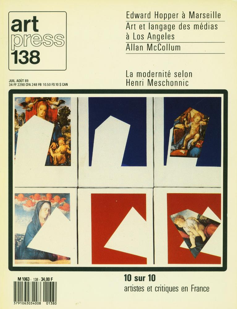 『art press』 n° 138, juillet - août 1989 1