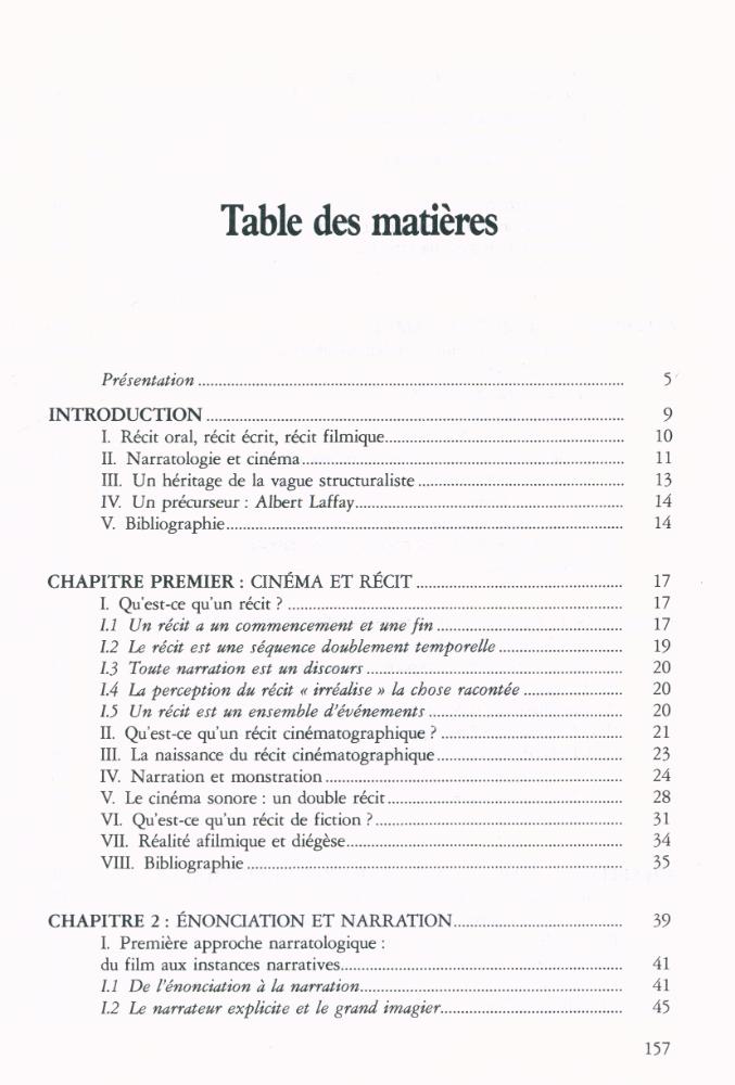 『Le Récit cinématographique : Cinéma et récit - Ⅱ』 2