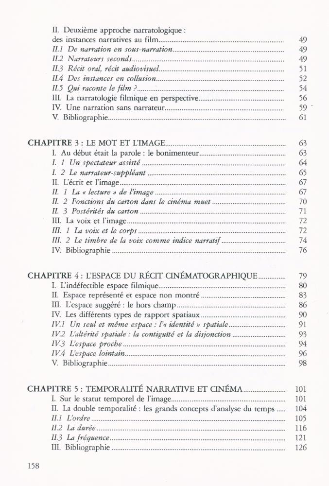 『Le Récit cinématographique : Cinéma et récit - Ⅱ』 3