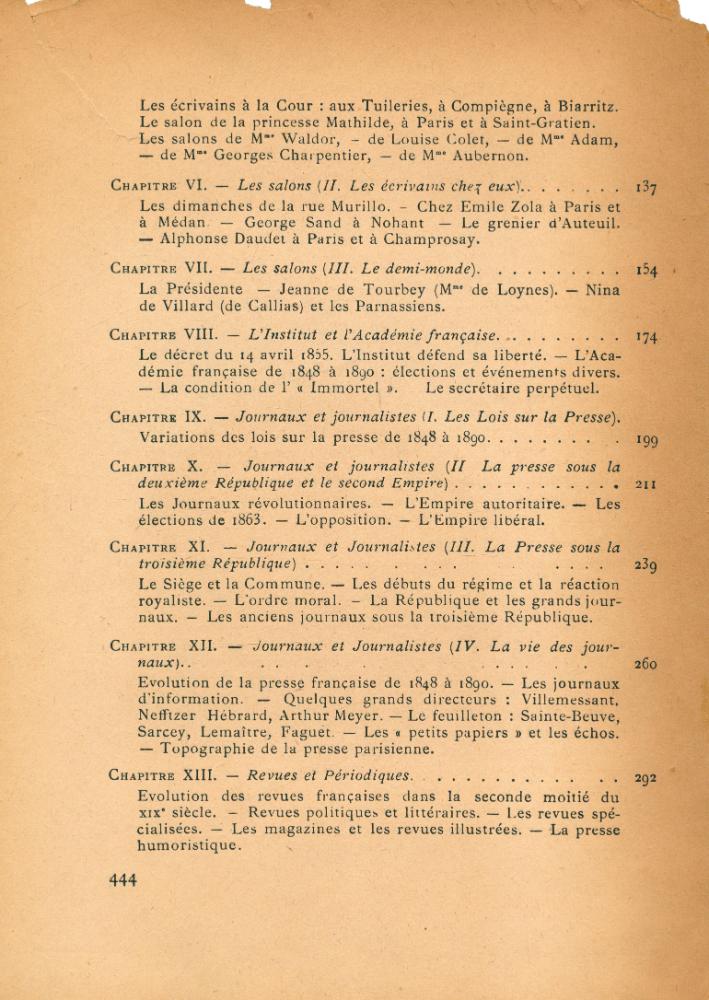 『HISTOIRE DE LA VIE LITTÉRAIRE - L'ÉPOQUE RÉALISTE ET NATURALISTE』 3