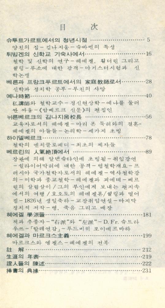 『神學思想文庫  5 - 헤에겔 (신학사상문고 5 - 헤에겔)』 2