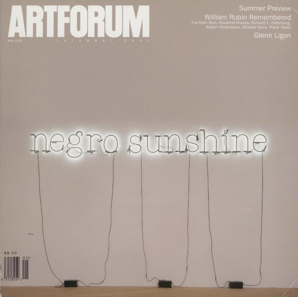 『ARTFORUM INTERNATIONAL』 Volume XLIV, No. 9, May 2006 1