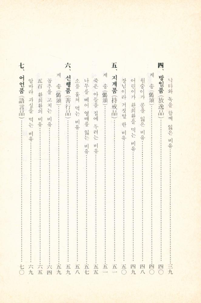 『法句經(법구경)』  3