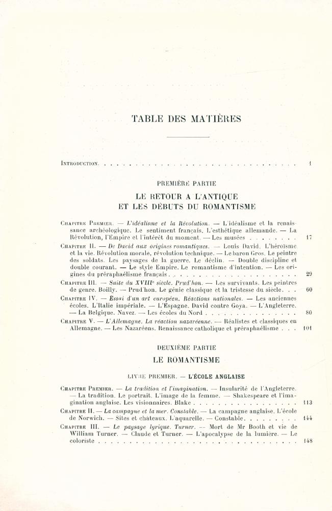『MANUELS D'HISTOIRE DE L'ART - LA PEINTURE AU XIXe SIÈCLE : Le retour à l'Antique, Le Romantisme』 2