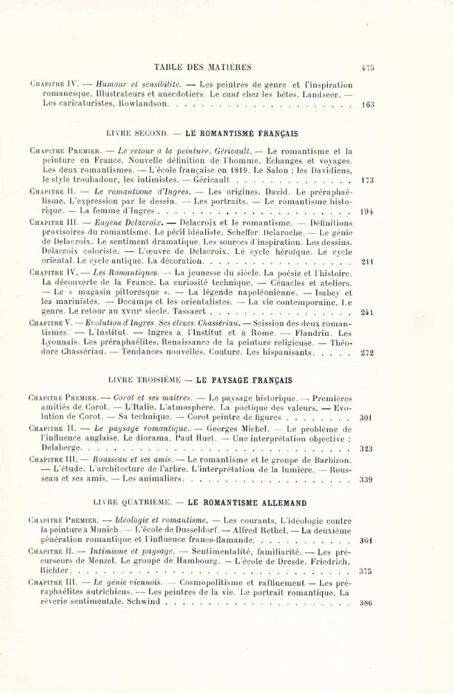 『MANUELS D'HISTOIRE DE L'ART - LA PEINTURE AU XIXe SIÈCLE : Le retour à l'Antique, Le Romantisme』 3