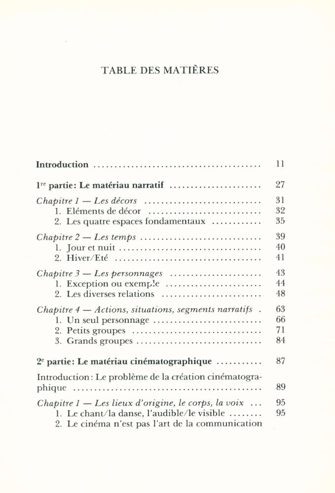 『L'écriture cinématographique』 2