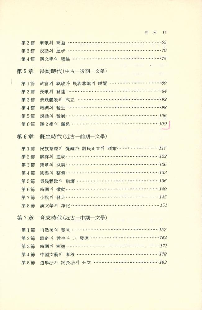 『韓國文學史(한국문학사)』 3