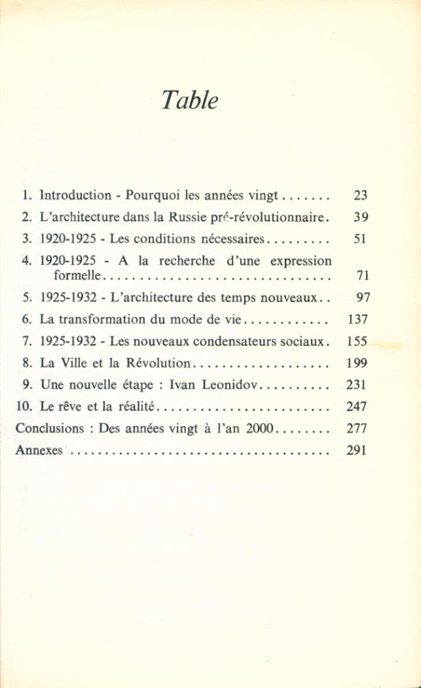 『Ville et Révolution  : architecture et urbanisme soviétiques des années vingt』 2