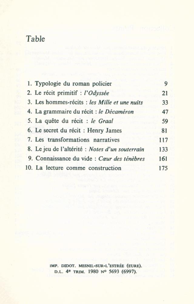 『Poétique de la prose : choix, suivi de Nouvelles recherches sur le récit』 2