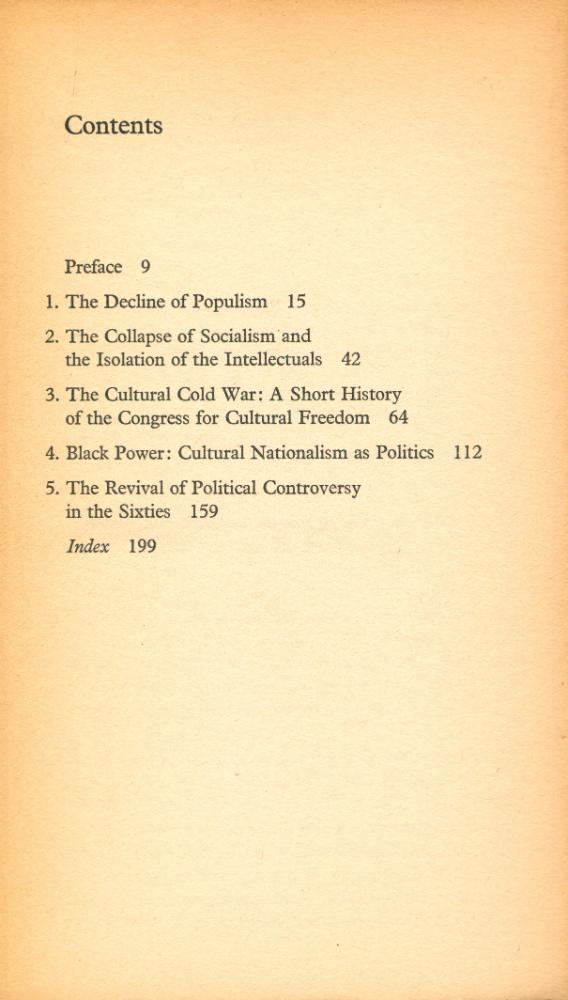 『The Agony of the American Left : One hundred years of radicalism』 2