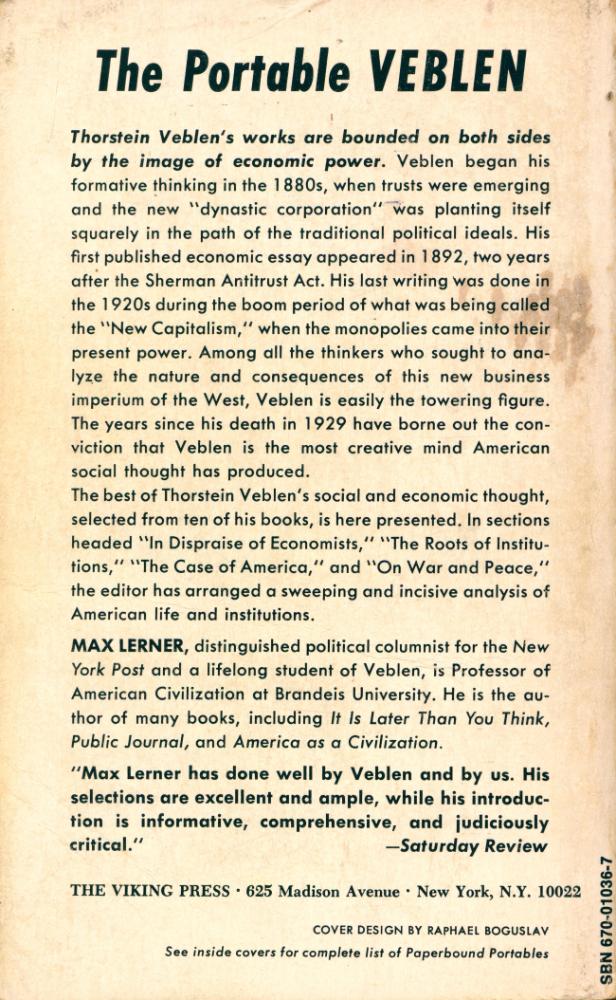 『The Portable Veblen』 5