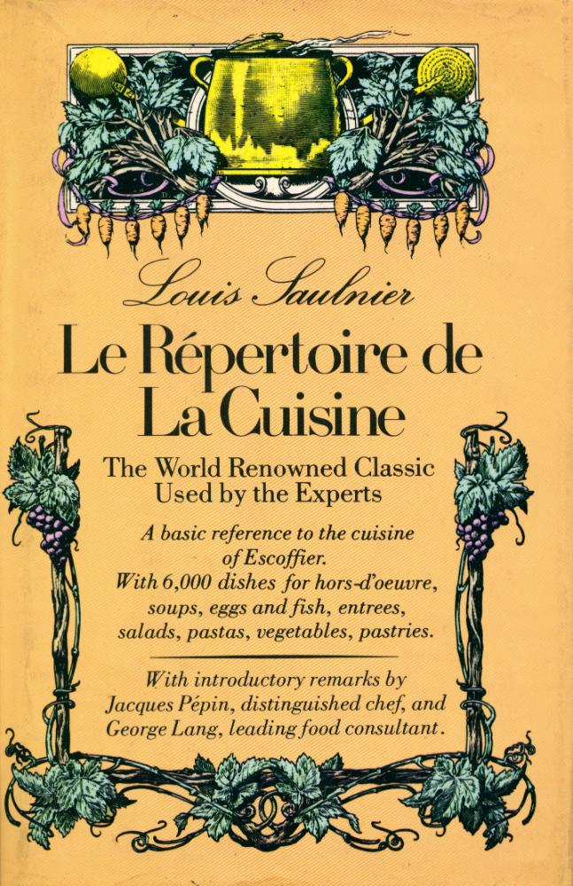 『LE RÉPERTOIRE DE LA CUISINE』 1