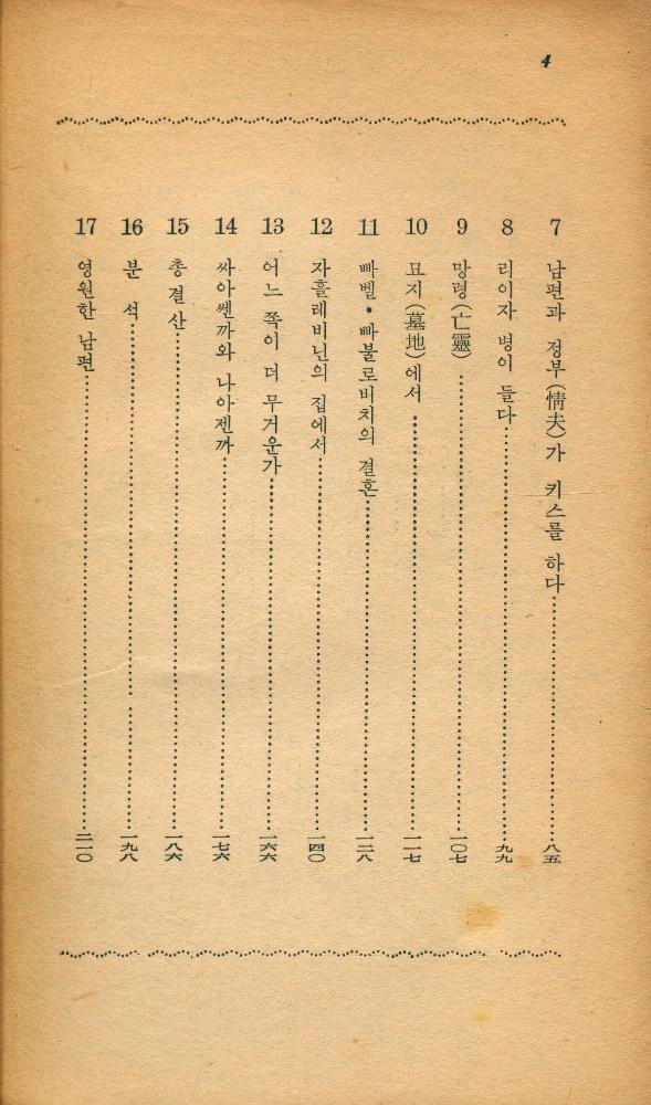 『陽文文庫 79 - 永遠한 男便(양문문고 79 - 영원한 남편)』 3