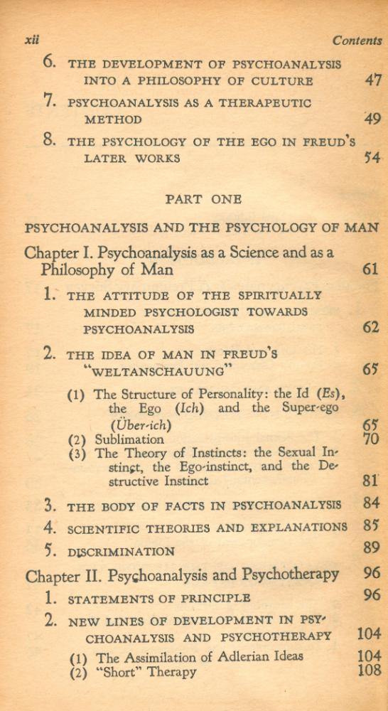 『PSYCHOANALYSIS AND PERSONALITY : A Dynamic Theory of Normal Personality』 3