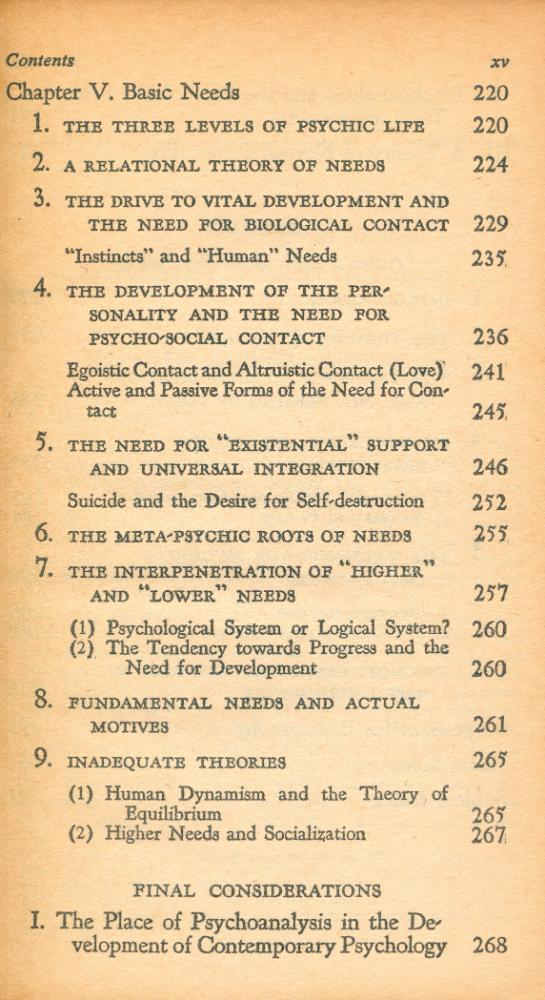 『PSYCHOANALYSIS AND PERSONALITY : A Dynamic Theory of Normal Personality』 6