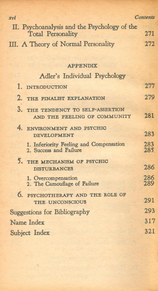 『PSYCHOANALYSIS AND PERSONALITY : A Dynamic Theory of Normal Personality』 7
