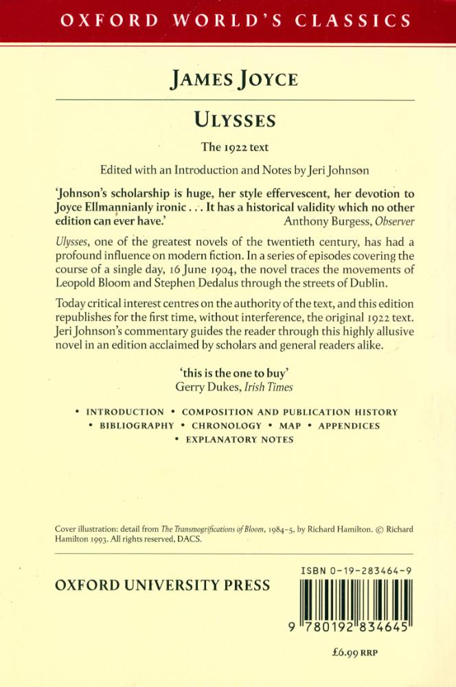 『OXFORD WORLD'S CLASSICS - Ulysses』 3