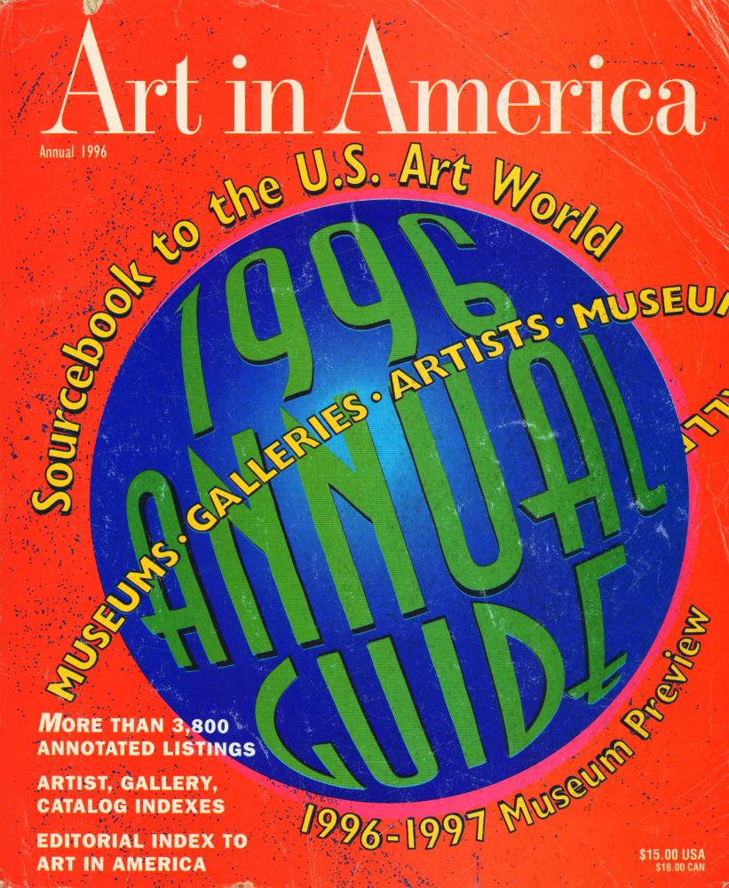 『Art in America』 Vol. 84, No. 8  1