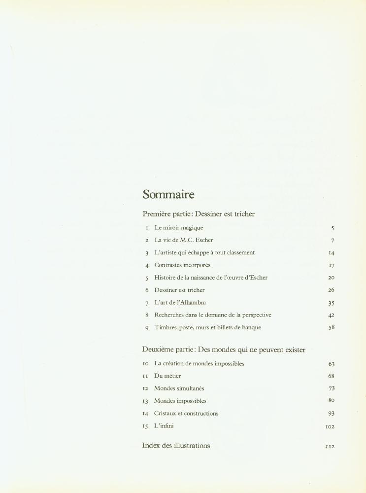 『LE MIROIR MAGIQUE DE M. C. ESCHER』 2