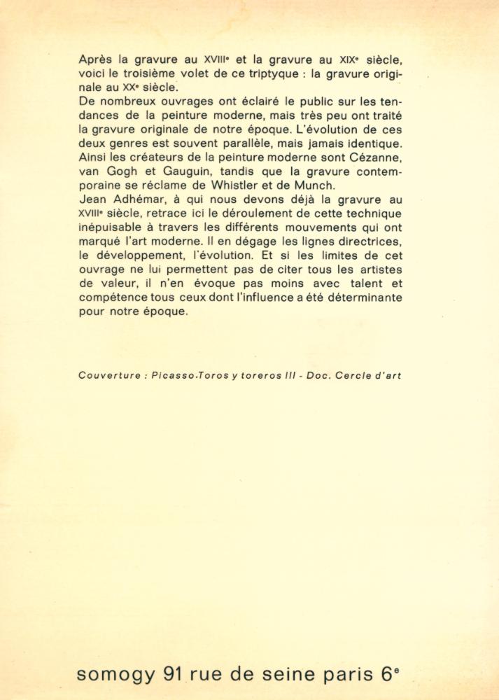『LA GRAVURE ORIGINALE AU XXE SIÈCLE』 4