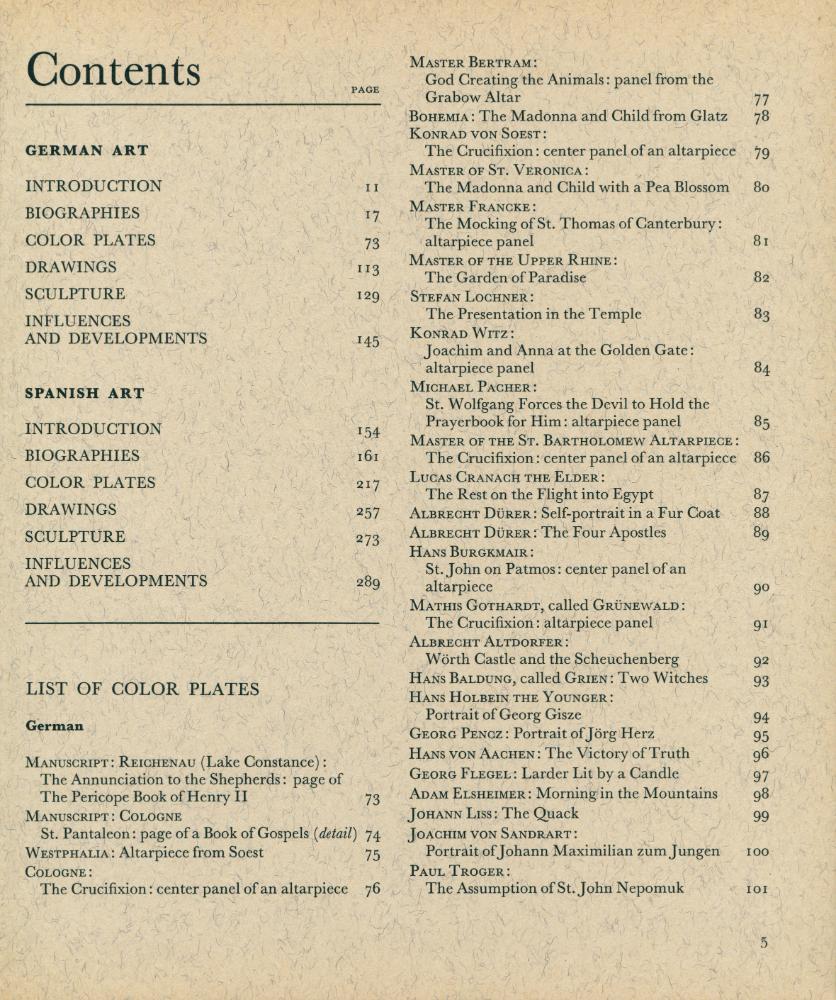 『THE BOOK OF ART : A Pictorial Encyclopedia of Painting, Drawing, and Sculpture : VOLUME 4 : GERMAN AND SPANISH ART TO 1900』 2