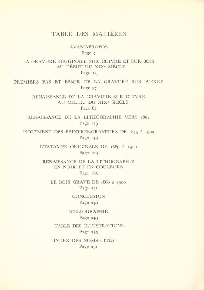 『LA GRAVURE ORIGINALE AU XIXe SIÈCLE』 2