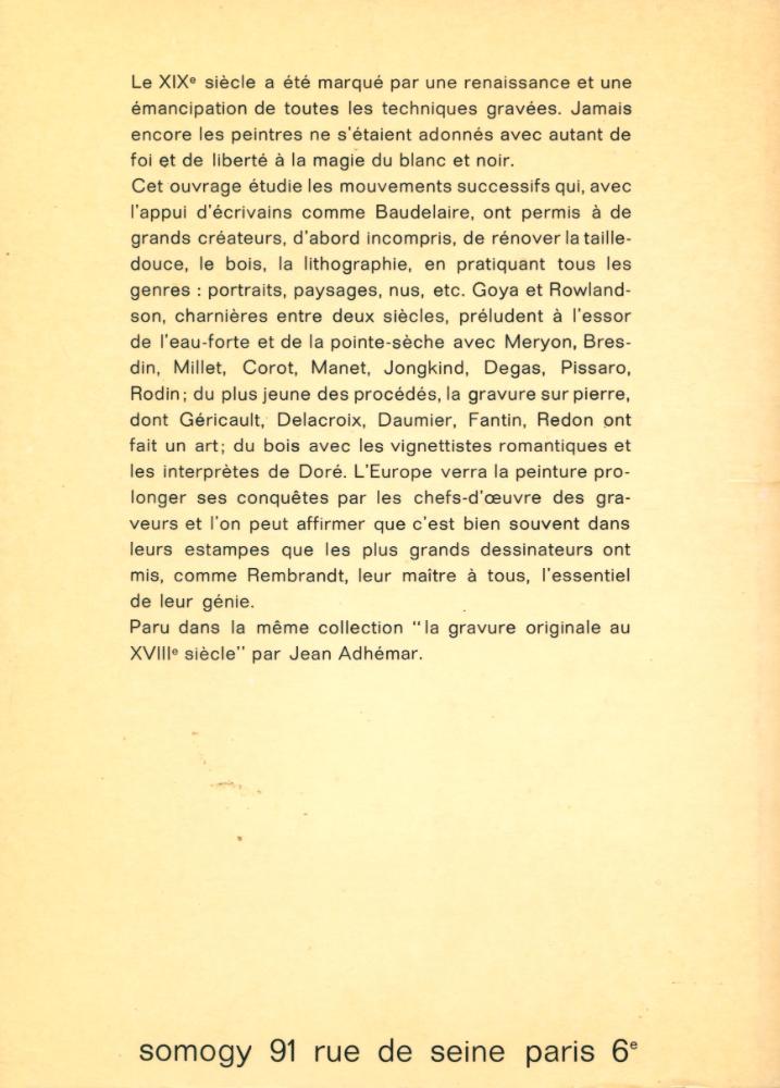 『LA GRAVURE ORIGINALE AU XIXe SIÈCLE』 3