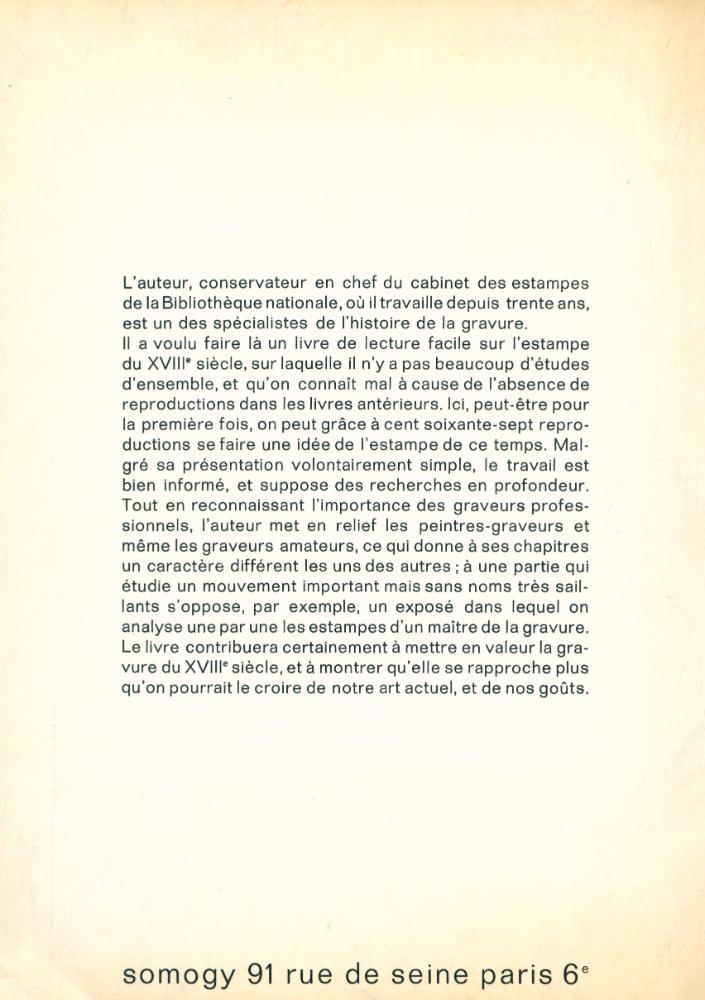 『LA GRAVURE ORIGINALE AU XIXIIIe SIÈCLE』 4