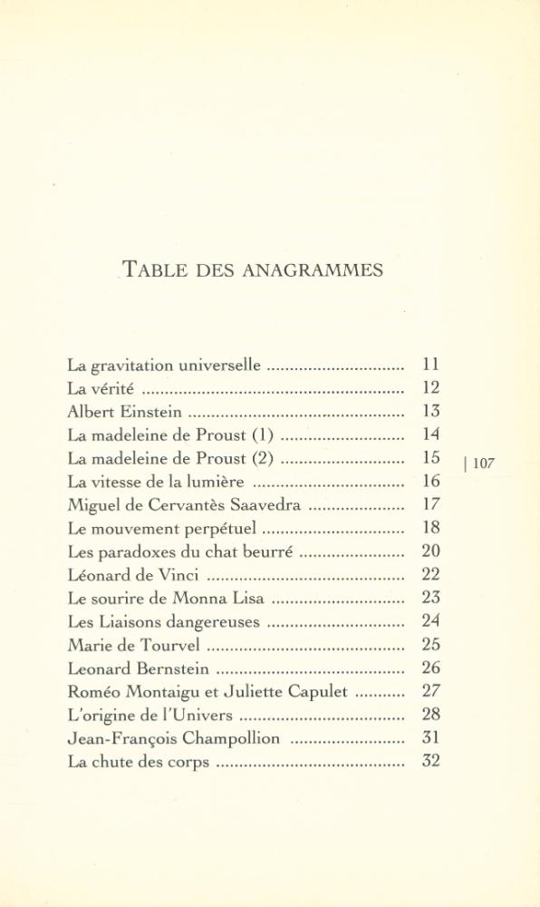 『ANAGRAMMES RENVERSANTES ou Le sesn caché du monde』 2